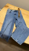 K4791 M&S DİKİŞ DETAYLI MAVİ BARREL JEAN