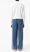 K4794 LCT WİDE LEG MAVİ DENİM PANTOLON