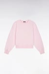 K4816 E.P NAKIŞLI BİSİKLET YAKA SWEAT