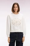K4816 E.P NAKIŞLI BİSİKLET YAKA SWEAT