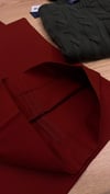 K4825 GENİŞ PAÇA GABRDİN KİREMİT PANTOLON