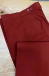 K4825 GENİŞ PAÇA GABRDİN KİREMİT PANTOLON