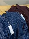 MEN1047 LCST MİNİ KARELİ SLİM FİT PAMUKLU GÖMLEK