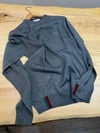 MEN1082 LCST SLİM FİT GRİ BİSİKLET YAKA YÜN KARIŞIMLI TRİKO
