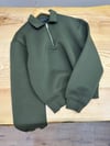 MEN1199 AS.OS YARIM FERMUARLI HAKİ SWEAT