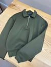 MEN1199 AS.OS YARIM FERMUARLI HAKİ SWEAT