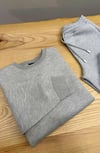 MEN1207 AS.OS ÇİFT KAT PAMUKLU GRİ SWEAT