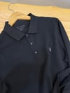 MEN1228 ALL S. SİYAH UZUN KOL POLO T-SHIRT