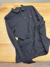 MEN1228 ALL S. SİYAH UZUN KOL POLO T-SHIRT