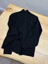 MEN1232 T.BKR SİYAH TAM FERMUARLI TRİKO HIRKA