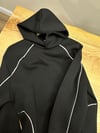 MEN1265 AS.OS KAPÜŞONLU ŞERİTLİ SİYAH SCUBA SWEAT