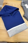 MEN1286 AS.OS KAPÜŞONLU MAVİ/GRİ SWEAT
