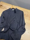 MEN1305 N.WRK PAMUKLU POLO YAKA KOYU GRİ TRİKO KAZAK