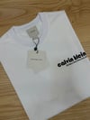 MEN1324 CK SİYAH SLİKON BASKILI BEYAZ T-SHIRT