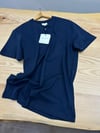 MEN1359 CK KÜÇÜK NAKIŞLI LACİVERT PAMUKLU T-SHIRT