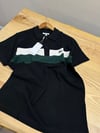 MEN1392 LCS ŞERİT MODELLİ SİYAH POLO T-SHIRT