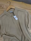 MEN1396 BYMN POLO YAKA PAMUKLU BEJ TRİKO T-SHIRT