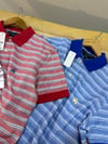 MEN1411 B&B ÇİZGİLİ KETEN KARIŞIMLI POLO T-SHIRT