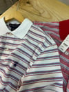 MEN1411 B&B ÇİZGİLİ KETEN KARIŞIMLI POLO T-SHIRT