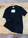 MEN1421 CK KÜÇÜK NAKIŞLI SİYAH PAMUKLU T-SHIRT