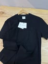 MEN1421 CK KÜÇÜK NAKIŞLI SİYAH PAMUKLU T-SHIRT