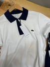 MEN1432 LCS LACİVERT YAKALI BEYAZ POLO T-SHIRT