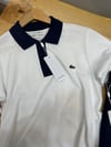 MEN1432 LCS LACİVERT YAKALI BEYAZ POLO T-SHIRT