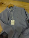 MEN1444 GNT LACİVERT ÇİZGİLİ REGULAR GÖMLEK