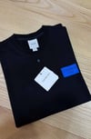 MEN1445 CK SAKS MAVİ BASKILI SİYAH T-SHIRT