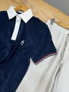 MEN1467 B&B F.LA İŞ BİRLİKLİ ÖZEL SERİ HAVLU POLO YAKA T-SHIRT