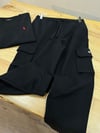 MEN1500 TJ KARGO CEPLİ SİYAH ŞARDONSUZ JOGGER