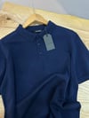 MEN1509 ALL S. POLO YAKA LACİVERT TRİKO T-SHIRT