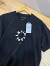 MEN1511 ALL S. SIRT BASKI DETAYLI SİYAH T-SHIRT