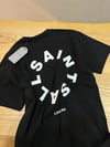 MEN1511 ALL S. SIRT BASKI DETAYLI SİYAH T-SHIRT