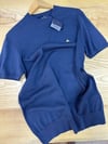 MEN1571 B&B BİSİKLET YAKA LACİVERT TRİKO T-SHIRT