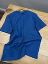 MEN1587  M.GO BİSİKLET YAKA ÖRME DOKULU MAVİ  T-SHIRT