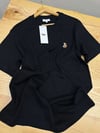 MEN1623 MAISON K. APLİKLİ SİYAH T-SHIRT
