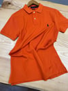 MEN1627 PRL YEŞİL NAKIŞLI TURUNCU  POLO T-SHIRT