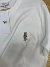 MEN1628  MAISON K. APLİKLİ BEYAZ T-SHIRT