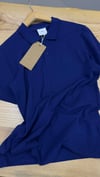 MEN1630 B.MW SAKS MAVİSİ POLO YAKA PAMUKLU T-SHIRT