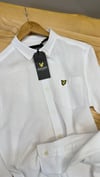 MEN1633 L.LS BEYAZ KETEN GÖMLEK