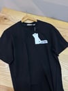 MEN1643 CK BEYAZ  BASKILI SİYAH T-SHIRT