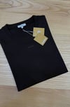 MEN1647 SNDR SİLİKON BASKILI PAMUKLU KAHVERENGİ  T-SHIRT