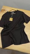 MEN1647 SNDR SİLİKON BASKILI PAMUKLU KAHVERENGİ  T-SHIRT