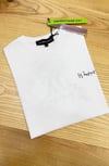 MEN1650 L.BNJ SIRT BASKI DETAYLI BEYAZ T-SHIRT 