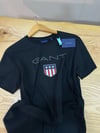 MEN1654 GNT BÜYÜK NAKIŞLI SİYAH  T-SHIRT