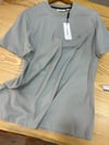 MEN1660 CK KÜÇÜK NAKIŞLI AÇIK YEŞİL  PAMUKLU T-SHIRT
