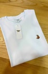 MEN1673  MAISON K. APLİKLİ OPTİK BEYAZ  T-SHIRT