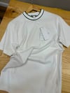 MEN1684 LCS DOKUMA YAKA DETAYLI BEYAZ T-SHIRT