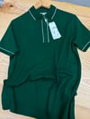 MEN1687 LCS BEYAZ ŞERİTLİ YEŞİL PARIS T-SHIRT